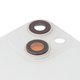 Задняя панель корпуса для iPhone 13 mini, белая, со стеклом камеры, small hole, starlight Превью 1