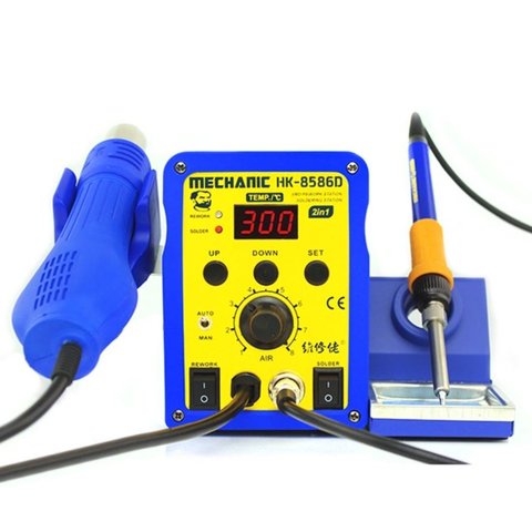 Паяльна станція термоповітряна Mechanic HK-8586D, турбінна Прев'ю 3