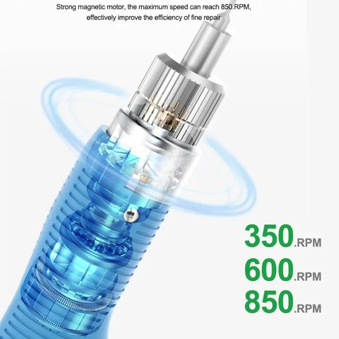 Беспроводная электрическая отвертка RELIFE E2, с контролем вращения, Li-ion 1000mAh, 350/600/850 RPM Превью 2