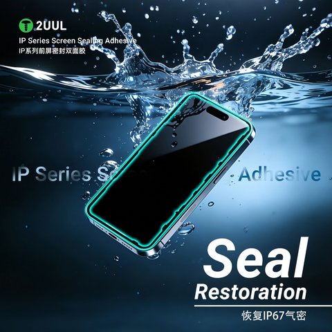 Стикер дисплея 2UUL SA16PM для Apple iPhone 16 Pro Max, 5 шт., adhesive Превью 4