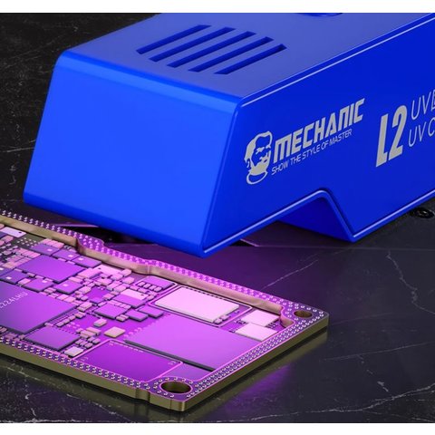 UV Lamp Mechanic L2, (with soldering mask, with battery) Preview 1