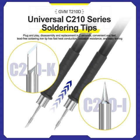 Soldering Station GVM T210D, (digital, 60 W) Preview 6