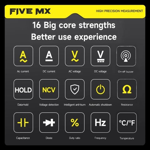 Мультиметр Mechanic Five Mx, цифровой Превью 3