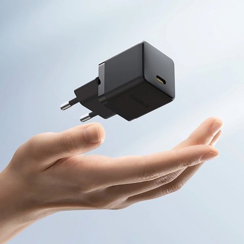 Сетевое зарядное устройство Baseus Palm, 30 Вт, Fast Charge, черный, 1 порт, #P10111605113-00 Превью 1