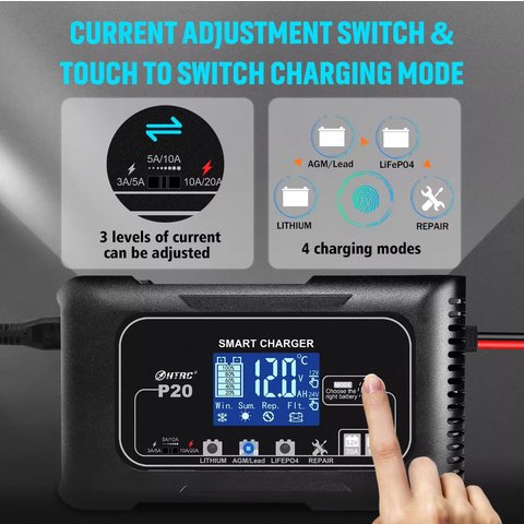 Зарядное устройство HTRC P20 Превью 4