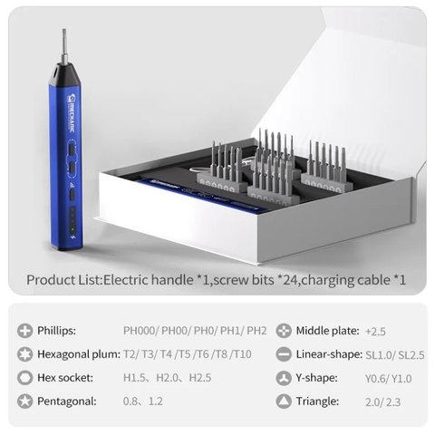 Cordless Power Screwdriver Mechanic ES240, (24 in 1) Preview 5