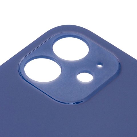 Housing Back Cover compatible with iPhone 12, (dark blue, no need to remove the camera glass, Original (PRC), big hole) Preview 1