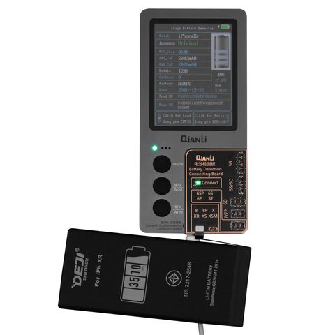 Batería Deji puede usarse con Apple iPhone XR, Li-ion, 3.79 V, 3510 mAh, mayor capacidad, original IC Vista previa  1