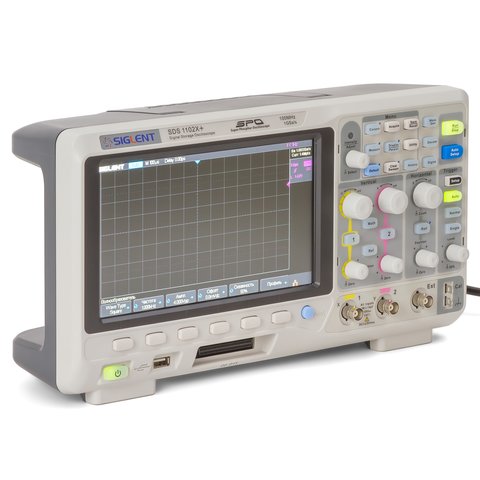 Фосфорный цифровой осциллограф SIGLENT SDS1102X+ Превью 2
