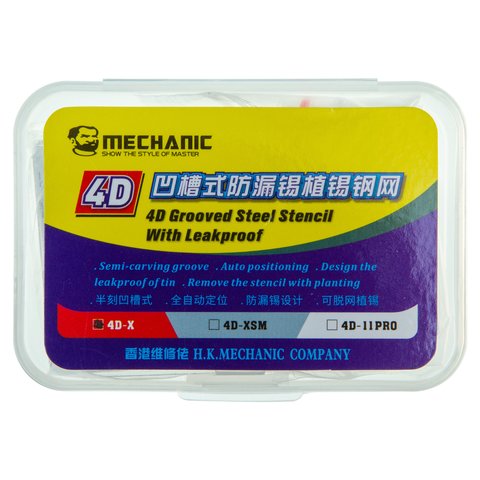 BGA-трафарет Mechanic 4D, для ремонта материнских плат, IC chip Превью 3