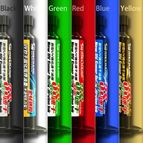 Паяльна маска Mechanic SU3, зелена, 10 мл, ультрафіолетова Прев'ю 4