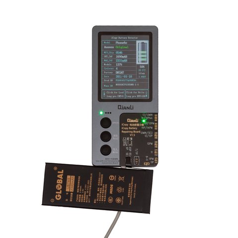 Аккумулятор Mechanic для Apple iPhone 6S, Li-Polymer, 3,8 В, 2340 мАч, повышенная ёмкость, original IC Превью 1