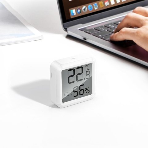 Датчик температури та вологості Hoco HX40, білий, кімнатний, #6942007647823 Прев'ю 3
