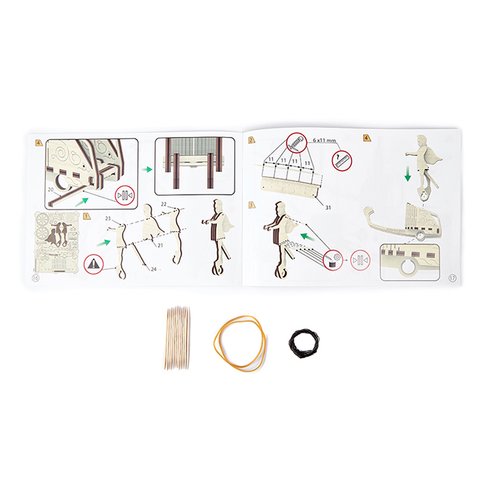 Механический 3D-пазл Wooden.City Римская колесница Превью 5