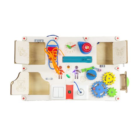 Бизиборд GoodPlay Развивающая доска с подсветкой (38×56×7) Превью 1